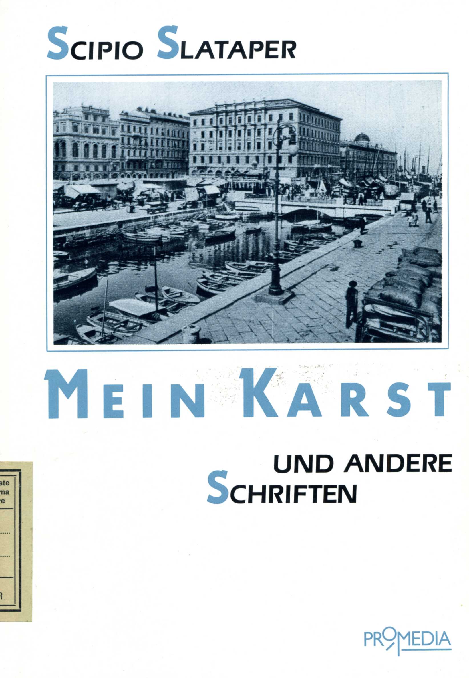 Mein Karst und andere Schriften