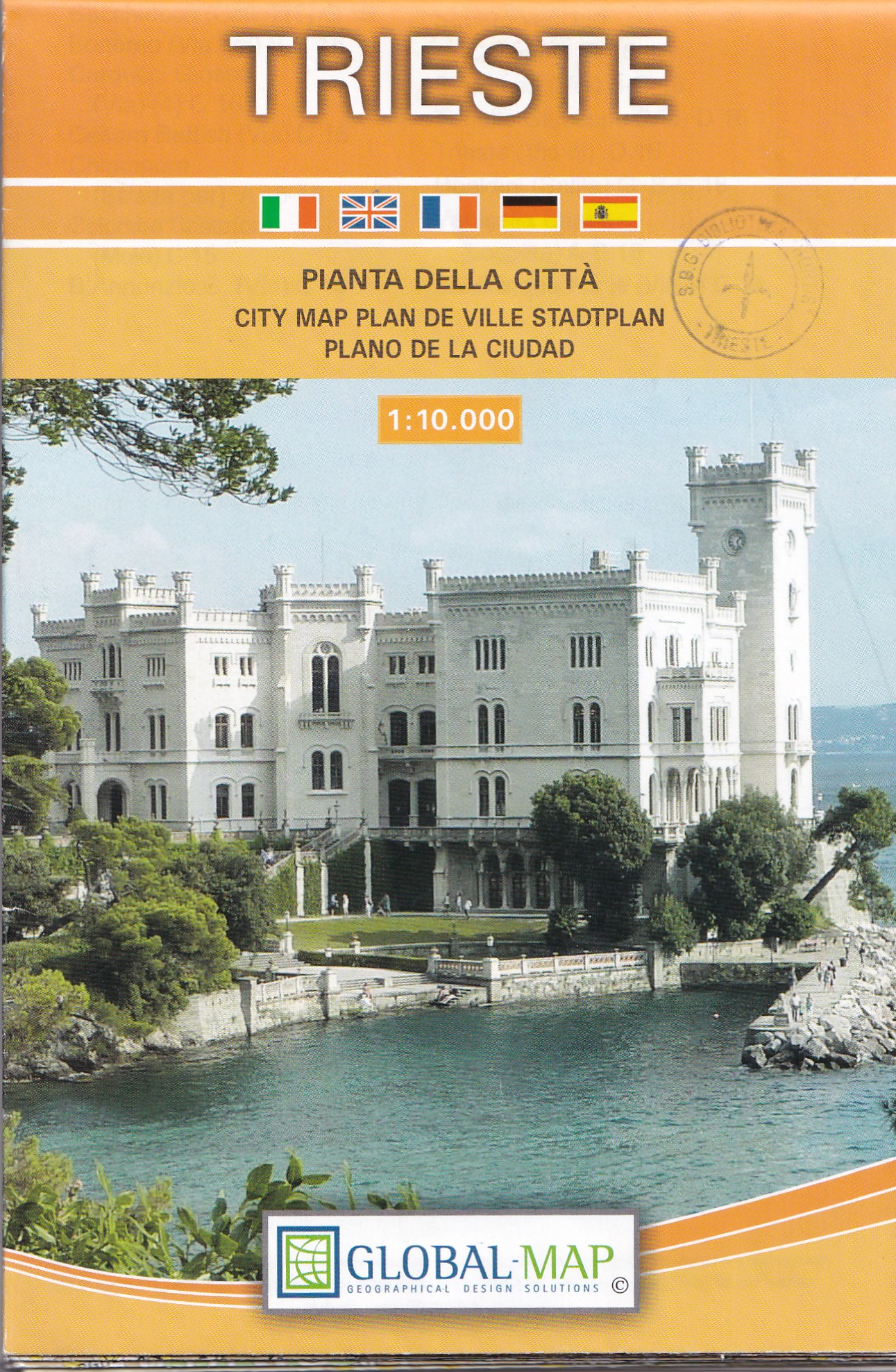 Trieste : Pianta della città 1:10.000