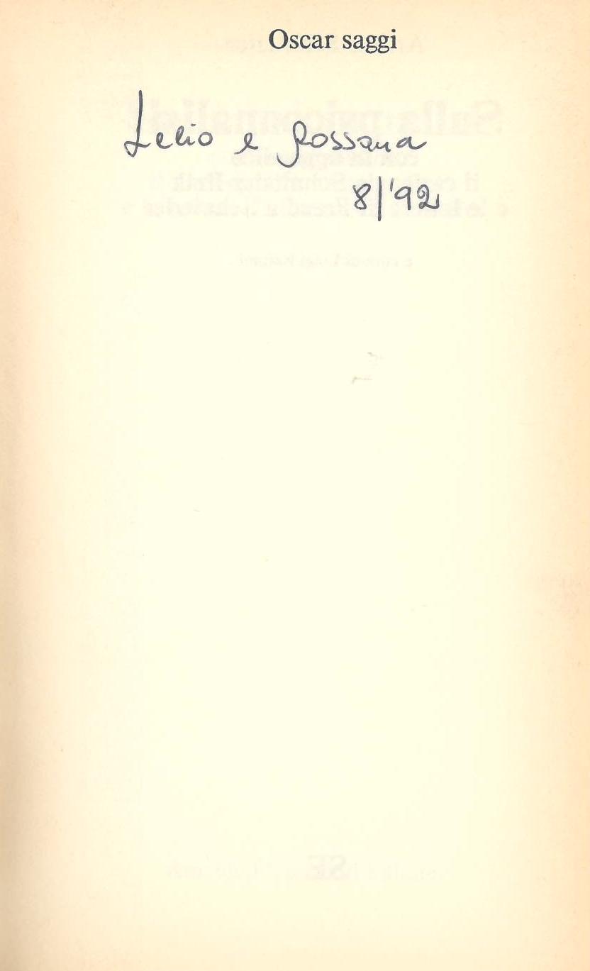 Sulla psicoanalisi