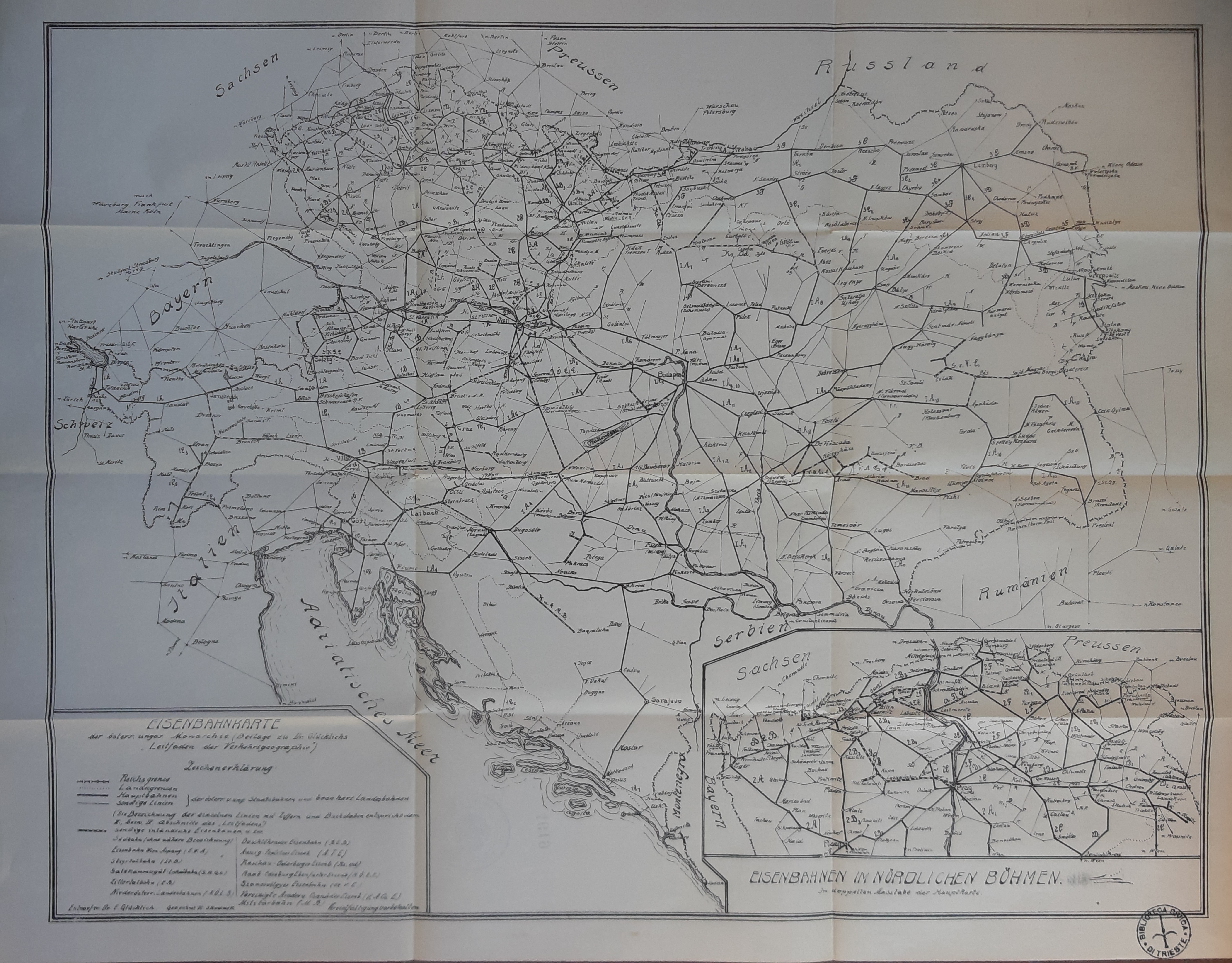 Leitfaden der Verkehrsgeographie : für Studien und Prüfungszwecke mit besonderer Berücksichtigung der k. k. österr. Staatsbahnen