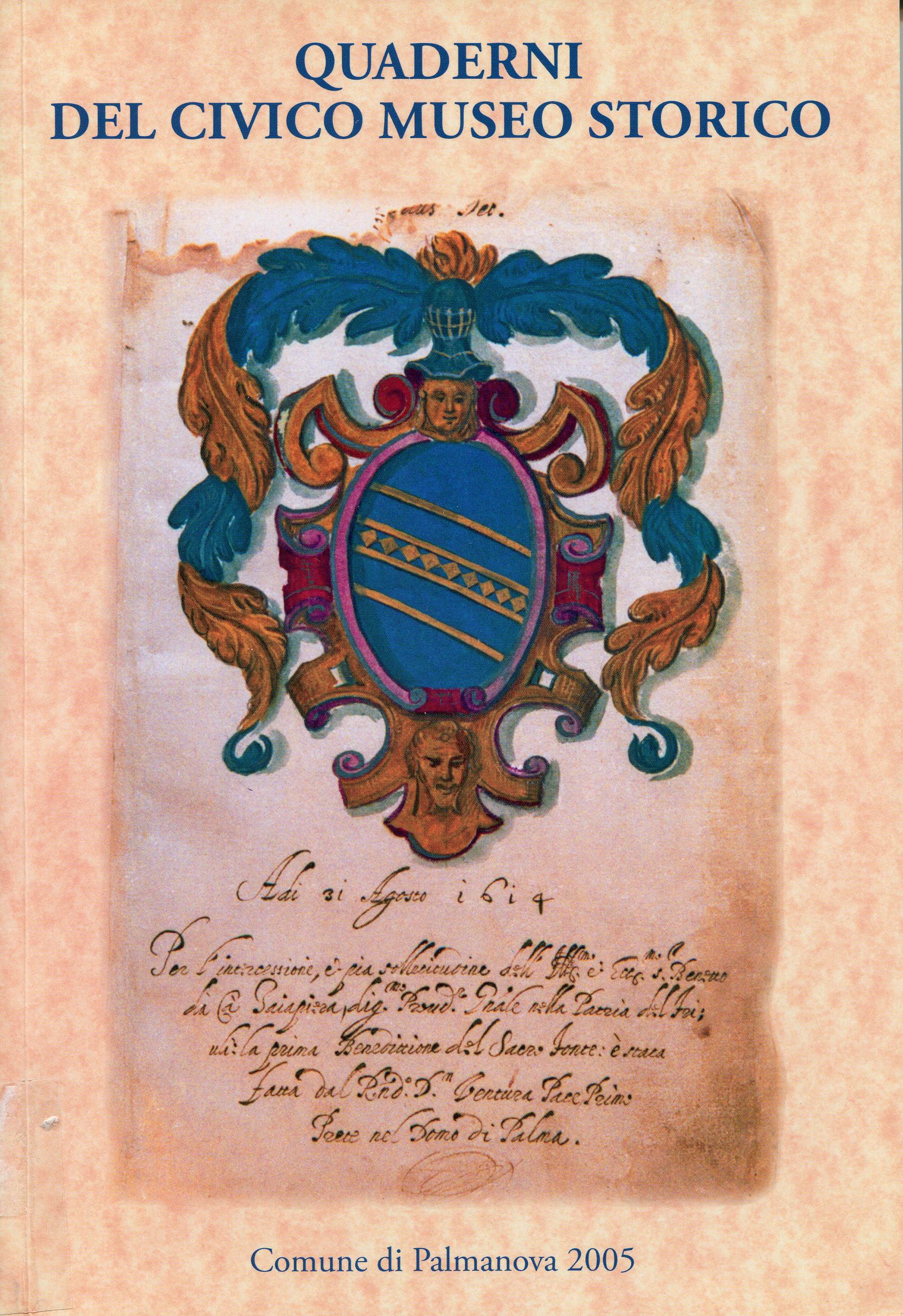 I registri di battesimo nella fortezza di Palma, 1614-1634