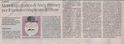 Monologo grafico di Andy Prisney per il mondo complicato di Ulisse