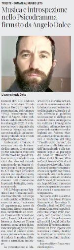 Musica e introspezione nello Psicodramma firmato da Angelo Dolce