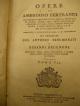 <<Opere di Ambrogio Bertrandi professore di chirurgia pratica nella R. Università di Torino, ... pubblicate, e accresciute di note, e di supplementi dai chirurghi Gio. Antonio Penchienati e Gioanni Brugnone professori nella regia Universita', e membri della reale Accademia delle Scienze di Torino. Tomo 1.[-11.]>> Tomo 7