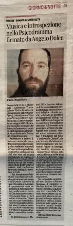 Musica e introspezione nello Psicodramma firmato da Angelo Dolce