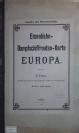 Eisenbahn und Dampfschiffrouten-Karte von Europa