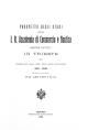 Prospetto degli studi della I. R. Accademia di commercio e nautica, sezione nautica in Trieste : pubblicato alla fine dell'anno scolastico ...