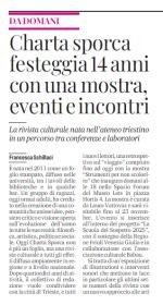 Charta sporca festeggia 14 anni con una mostra, eventi e incontri